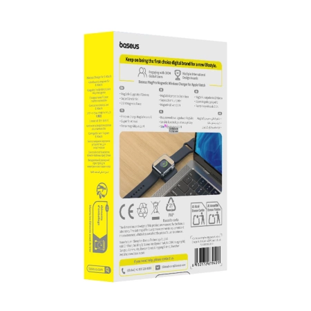 Baseus MagPro 2,5W magnetisches induktives Ladegerät für Apple Watch - Schwarz