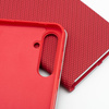 Kabura LUNA Book Carbon do SAMSUNG A12 / M12 czerwony