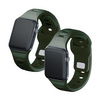 3MK Silicone Watch Strap Ciemnozielony/ Dark Green dla Apple Watch 42/44/45/49mm