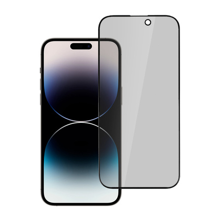 Hartowane szkło Privacy Glass do IPHONE 14 PRO MAX CZARNE