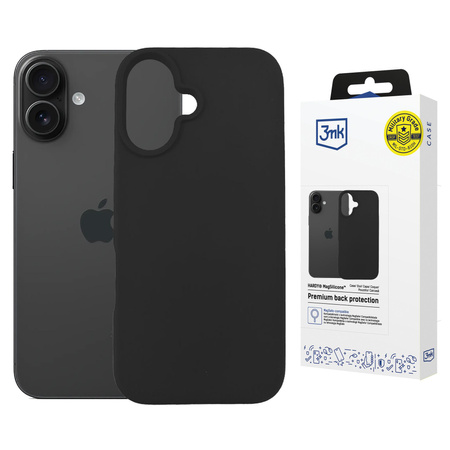 Apple iPhone 16 Plus - 3mk Hardy MagSilicone Graphite