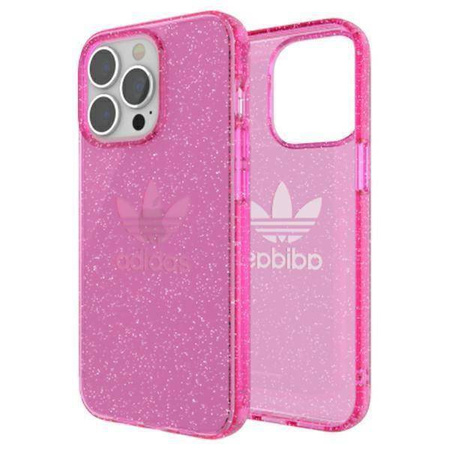 Adidas OR Protective iPhone 13 Pro / 13 6.1 &quot;Clear Case Glitter pink / pink 47121
