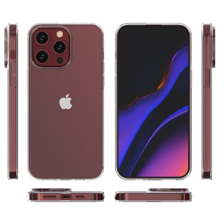 iPhone 15 Pro Max-Hülle aus der Ultra Clear-Serie in transparenter Farbe