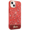 Guess Bandana Paisley - Etui iPhone 14 Plus (czerwony)