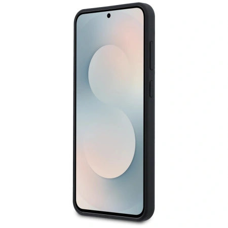 Karl Lagerfeld Silicone Karl &amp; Choupette Heads MagSafe Case for Samsung Galaxy S25 FE - Black