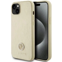 Guess GUHCP15MPS4DGPD iPhone 15 Plus 6,7" Gold/Gold Hardcase Strass Metall Logo