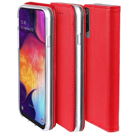 Etui XIAOMI REDMI 9A portfel z klapką Flip Magnet czerwone