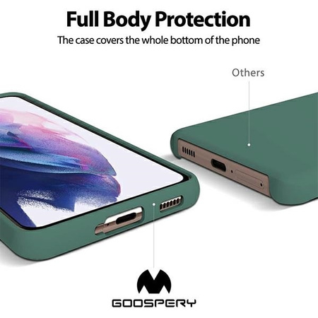 MERCURY SILICONE CASE IPHONE 15 PLUS (6.7), GREEN / ZIELONY