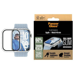 Etui APPLE WATCH 10 (46MM) PanzerGlass Snappie Full Body 3714 transparentne