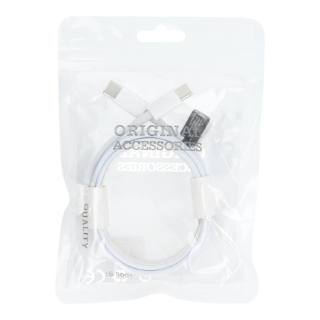 Kabel Typ C do Typ C 2.0 HD23 2A 2m biały