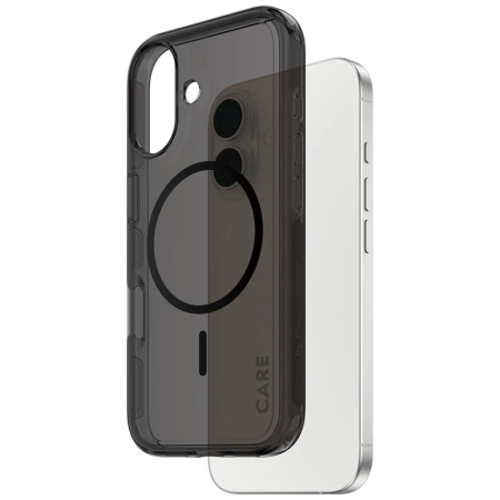CARE by PanzerGlass Flagship Urban Explorer Case mit schwarzem MagSafe für iPhone 17 - Schwarz