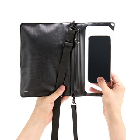 SPIGEN A640 UNIVERSAL WATERPROOF CASE CROSSBAG BLACK
