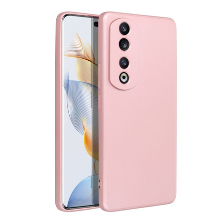 Futerał METALLIC do HONOR 90 PRO 5G różowy
