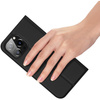 Etui do iPhone 15 Pro pokrowiec z klapką i portfelem Dux Ducis Skin Pro - czarne