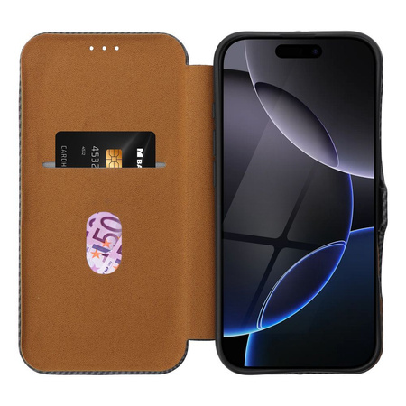 Kabura FOLIO Side Magnet do IPHONE 16 szary