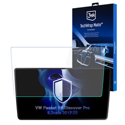 VW Passat B8 Discover Pro 2017-23 - 3mk TechWrap Matte Center Display