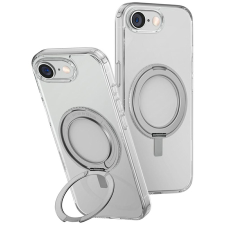 Etui UNIQ Swivix do iPhone 16e (2025)    360 Rotating Kickstand przezroczysty
