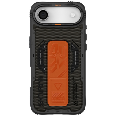 Etui Skinarma Phantom do iPhone 17 Air Magnetic Charging + Grip Stand oliwkowy