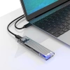 Kieszeń dyskowa M.2 NVME na USB-C 10Gbps - szara