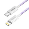 TECH-PROTECT ULTRABOOST LITE LIGHTNING CABLE PD27W/3A 200CM MAUVE