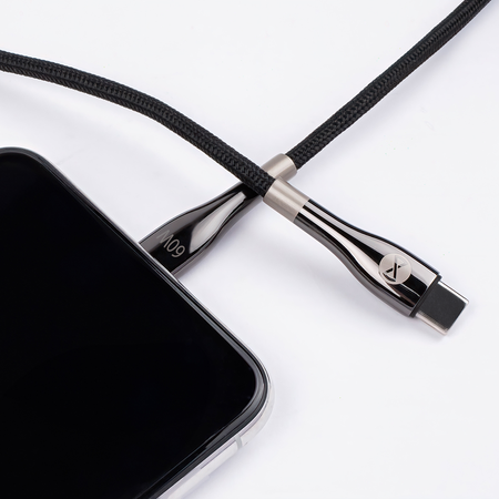 Forever kabel Sleek USB-C - USB-C 2,0 m 60W czarny