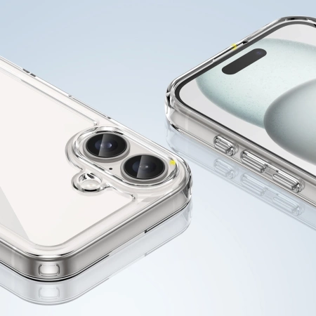 Etui Outer Space Case z żelową ramką do iPhone 16 Plus - przezroczyste