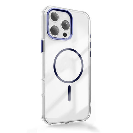 Nakładka Clear Thin Mag do iPhone 16 6,1" niebieska