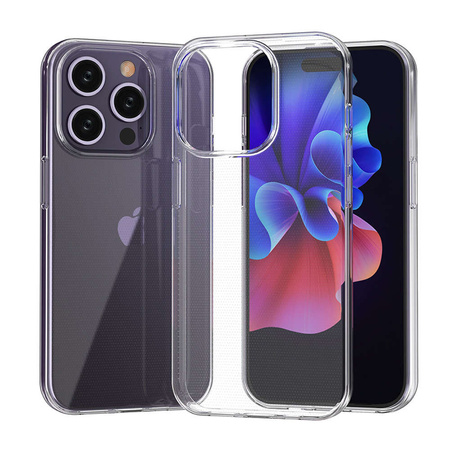 iPhone 15 Pro case from the Ultra Clear series in transparent color