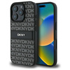 Original Case IPHONE 16 PRO MAX DKNY Hardcase Texture Pattern Tonal Stripe (DKHCP16XPRTHSLK) black