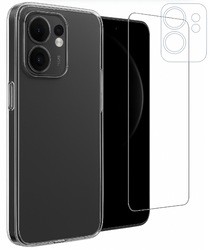 Etui do Oppo Reno 13F 5G + Szkło na ekran + Szkło na aparat