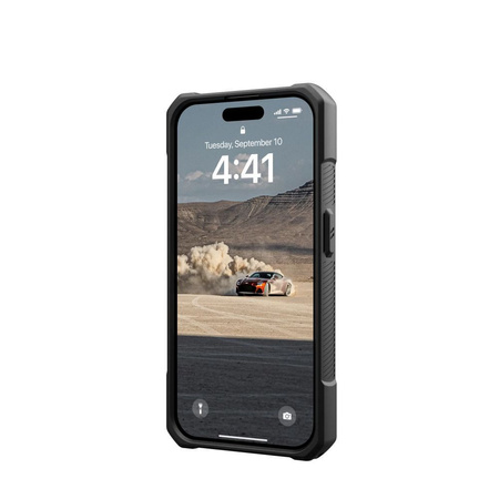 UAG Monarch - Schutzhülle für iPhone 15 Pro (Kevlar-Element grün)