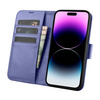 iCarer Wallet Case 2in1 iPhone 14 Pro Max Flip Leather Cover Anti-RFID Light Violet (WMI14220728-LP)