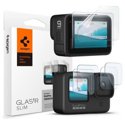 Gehärtetes Glas GOPRO HERO 9 / 10 / 11 / 12 Spigen Glas.tr Slim + Film 2-Set Clear