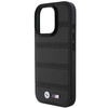 Original Handyhülle IPHONE 16 PRO BMW Hardcase M Perforated & Stitched Line MagSafe (BMHMP16L23PUSPK) schwarz