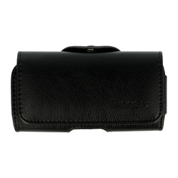 Kabura WONDER (ROZMIAR 17) do Iphone 6/7/8 Plus/Xs Max/Samsung A54 5G/S20 FE/S22 Plus/S23 Plus czarna, skóra