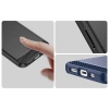 Carbon Case iPhone 14 Hülle flexible Gel Rückseite blau