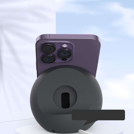 MagSafe Inductive Charger Holder for iPhone and Apple Watch Charger Stand Choetech Phone Holder Stand White Pink