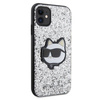 Karl Lagerfeld KLHCN61G2CPS iPhone 11 / Xr 6.1" srebrny/silver hardcase Glitter Choupette Patch