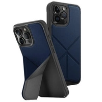 Etui UNIQ Transforma Magclick Charging do iPhone 15 Pro Max - niebieskie