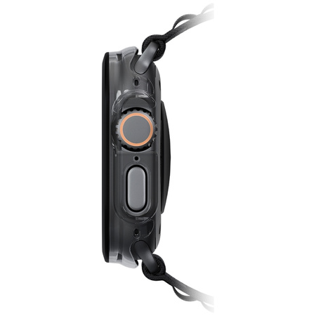 Etui UNIQ Voute do Apple Watch Ultra     49mm szkło hartowane czarny