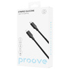 Proove kabel Striped Silicone Type-C do Lightning (1m) czarny