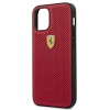 Ferrari FESPEHCP12SRE iPhone 12 mini  5,4" czerwony/red hardcase On Track Perforated