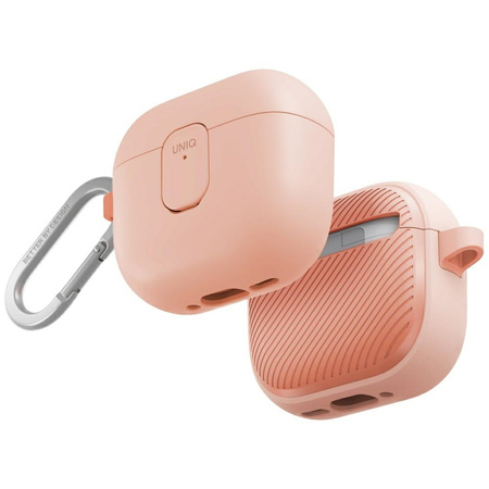 Etui UNIQ Clyde do AirPods 4 Lock Case różowy