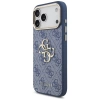 Guess 4G Big 4G Classic Logo Case for iPhone 17 Pro Max - Blue and Gold