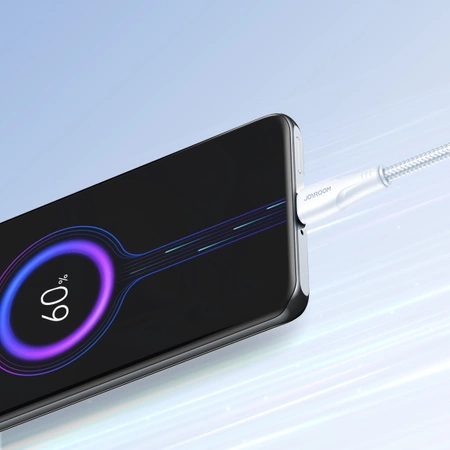 Joyroom USB-Kabel - Micro-USB 2.4A Surpass-Serie für schnelles Aufladen und Datenübertragung 2 m weiß (S-UM018A11)
