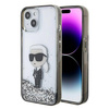 Karl Lagerfeld nakładka do iPhone 15 6,1&quot; KLHCP15SLKKNSK transparentna hardcase Liquid Glitter Ikonik