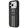 GUESS futerał do IPHONE 17 Pro kompatybilny z MagSafe GUHMP17LP4RPSK (4G Printed Stripes) czarny