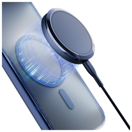 Etui 3MK Frosty MagCase do Apple iPhone  17 Pro niebieski