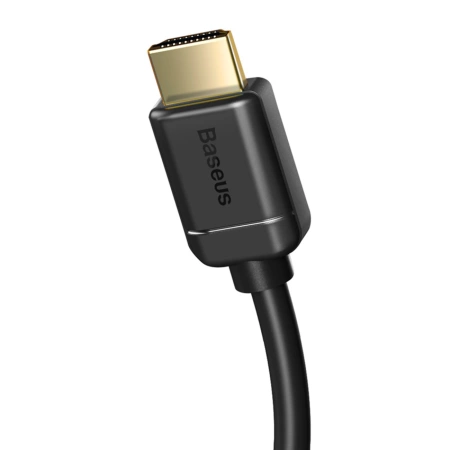 Baseus kabel przewód HDMI 2.0 4K 30 Hz 3D HDR 18 Gbps 5 m czarny (CAKGQ-D01)