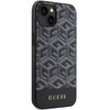 Original Handyhülle IPHONE 13 / 14 / 15 Guess Hardcase IML 4G MagSafe (GUHMP15SHGCFSEK) schwarz